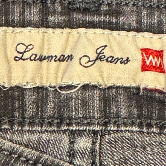 Lawman Pg3 Men’s Whiskered Slim Denim Jeans Size 34x30 - Picture 4 of 11